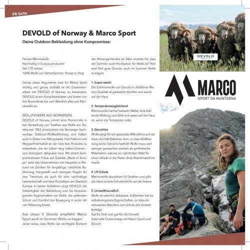 DEVOLD of Norway & Marco Sport